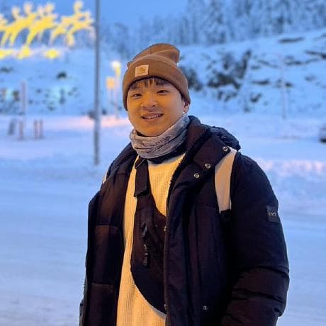 Han-Ling Hsu outdoors in a winter landscape